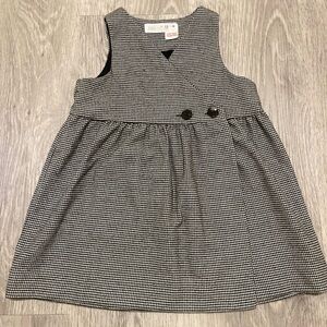 ZARA- Toddler Black and White Houndstooth Dress